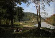 Francis Danby View of the Avon Gorge France oil painting artist